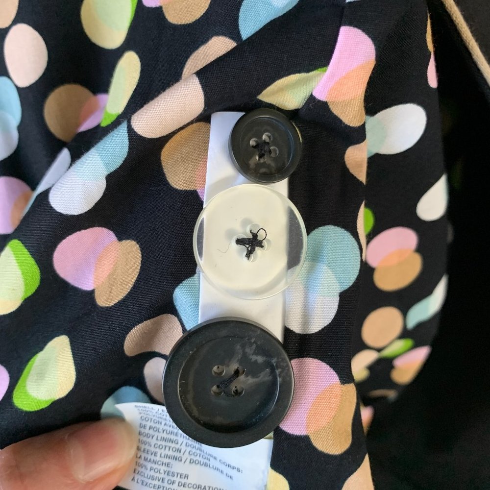 Gap Trench Coat water resistant with contrast piping and polka dot linin… - Picture 13 of 13